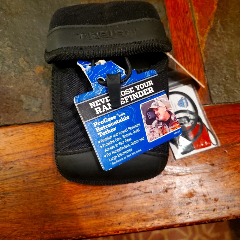 Procase with retractable tether